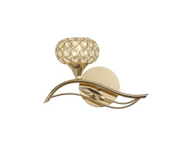 Leimo French Gold Crystal Wall Lights Diyas Armed Wall Lights Leimo French Gold Crystal Wall Lights Diyas Armed Wall Lights